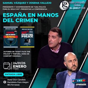 Conferencia en Terrassa: “España en manos del crimen”