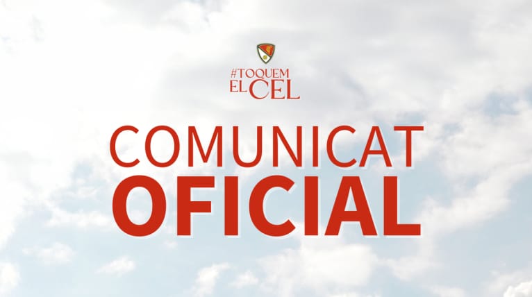 Terrassa FC y Les Palmeres, el club presenta recurso y solicitud de medidas cautelares. Imagen del comunicado oficial.