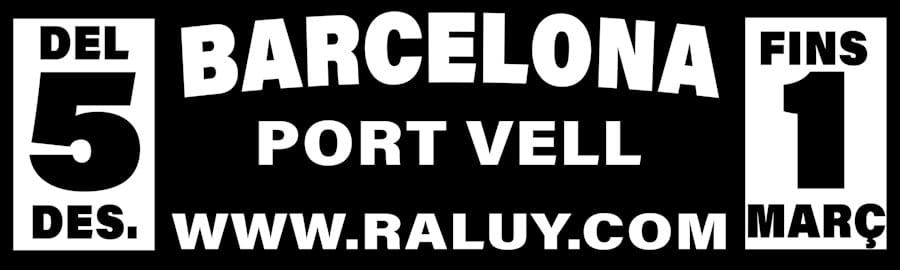 Circo Raluy. Flyer de la estancia del circo en el Port Vell de Barcelona