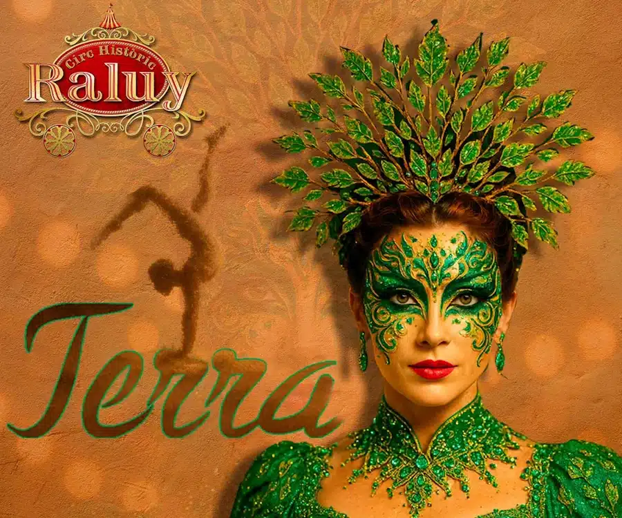 Circo Raluy en Terrassa. Cartel de Terra