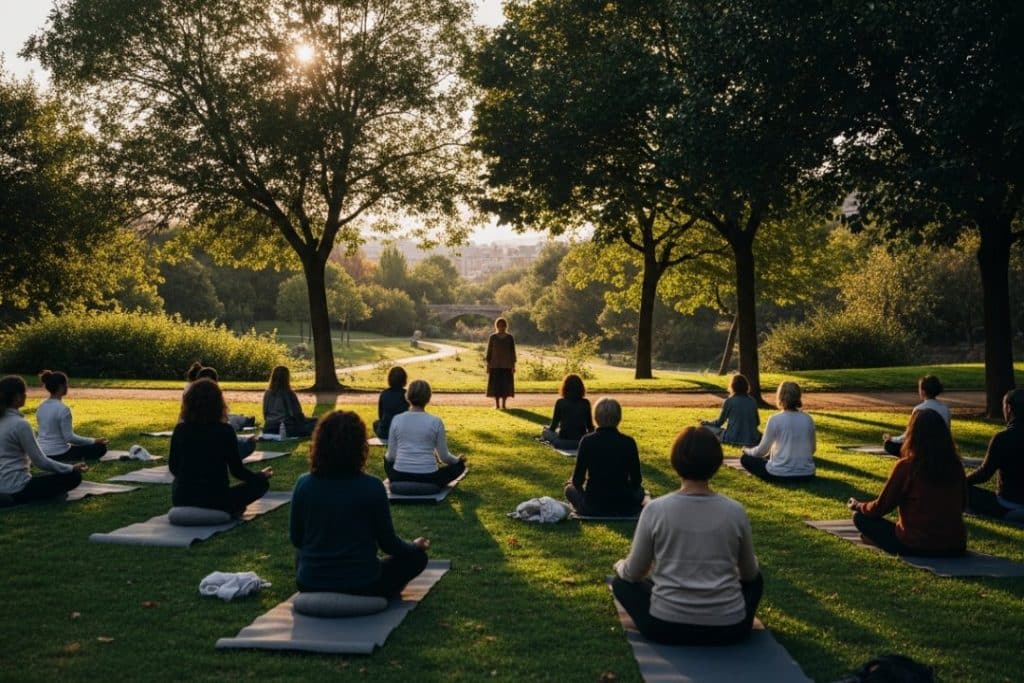 Bienestar en el Parque de Vallparadís: Meditación y Canto de Mantras con Mar León en Terrassa