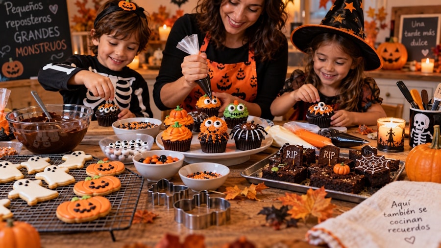 Una tarde de Halloween puede empezar en la cocina
