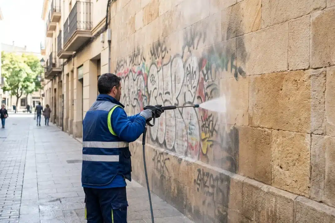 Terrassa planta cara al incivismo: 50.000 euros para erradicar las pintadas y restaurar el orden